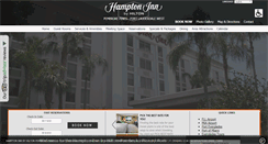 Desktop Screenshot of hamptoninnpembrokepines.com
